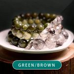 GREEN BROWN SERIES CRYSTAL BRACELET