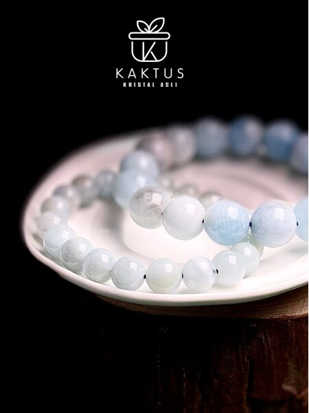 aquamarine crystal bracelet