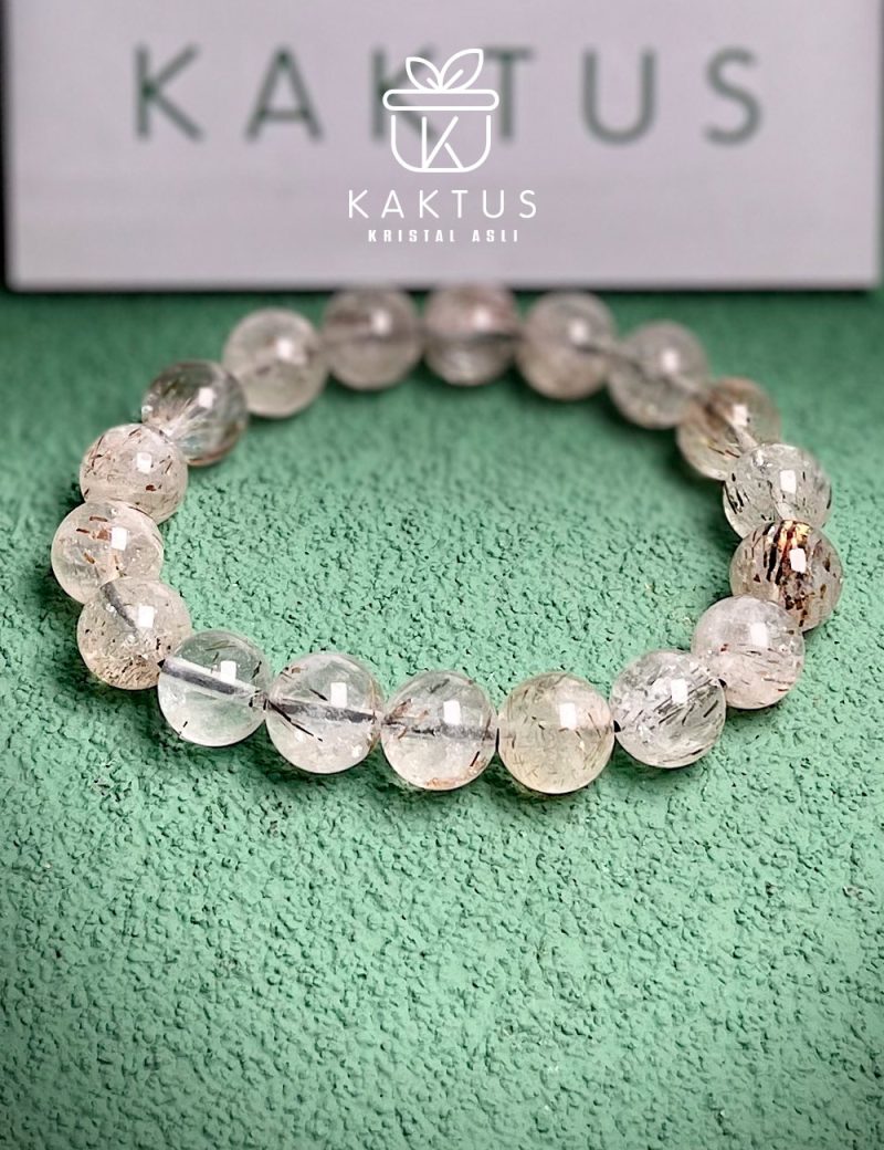 Black Gold Super 7 Seven Crystal Bracelet - Image 7