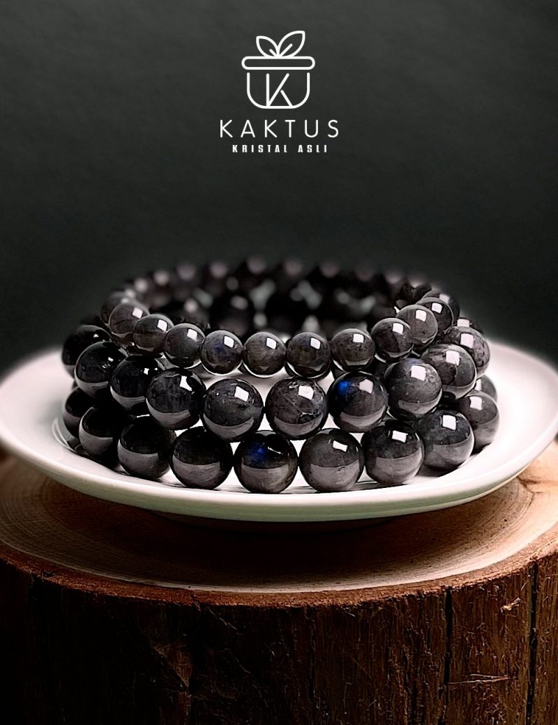 Kristal Asli Black Labradorite Crystal Bracelet - Image 2