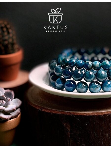 Blue Apatite Crystal Bracelet Malaysia Crystal Shop