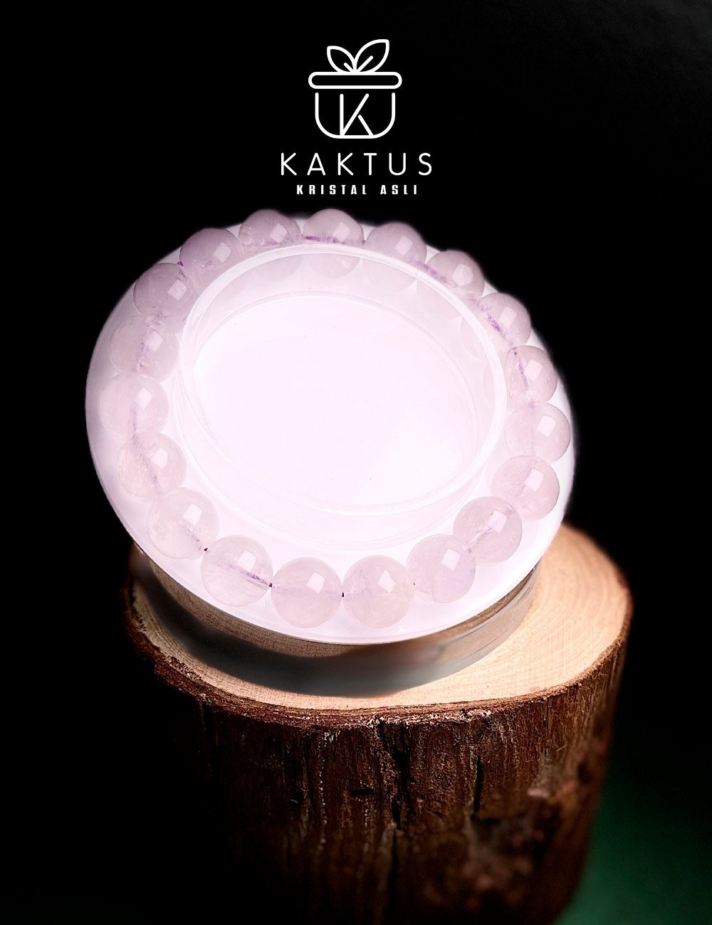 Icy Lavender Quartz Crystal Bracelet - Image 4