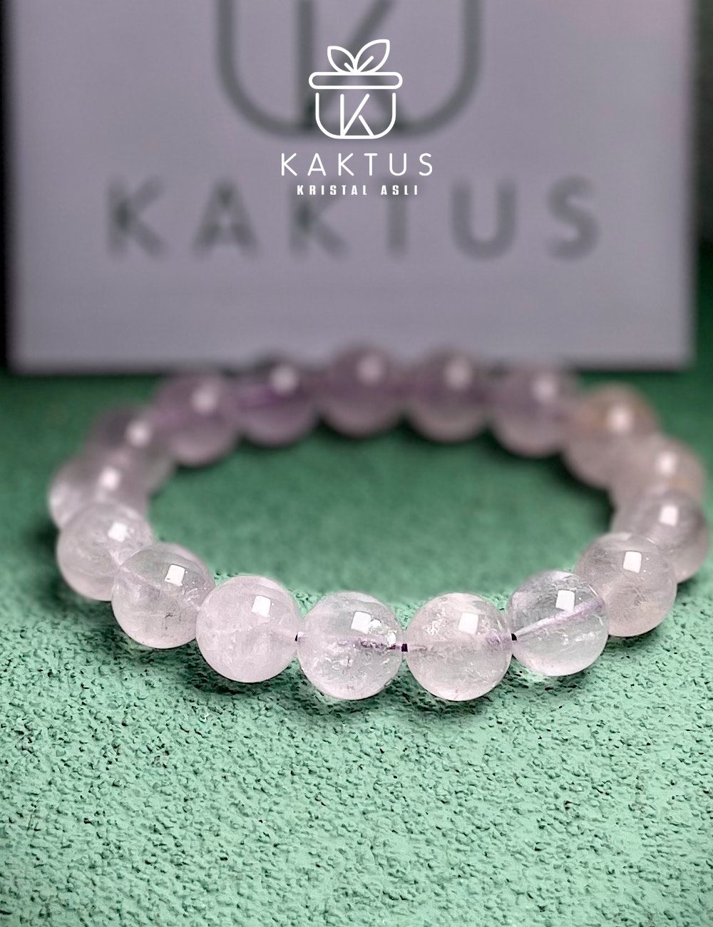 Icy lavender Crystal Bracelet Malaysia Crystal Shop