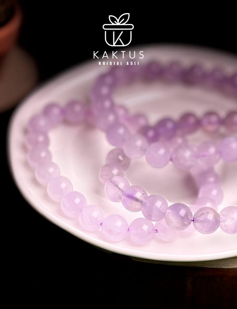 Lavender Quartz Crystal Bracelet - Image 2
