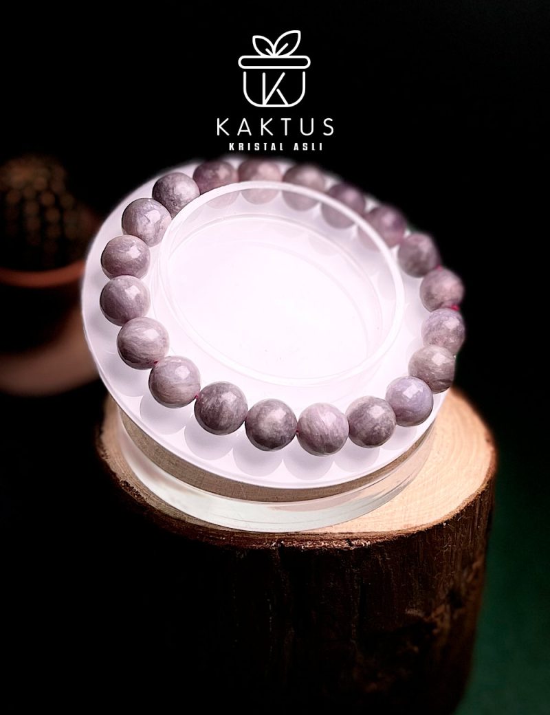 Plum Tourmaline Crystal Bracelet - Image 4