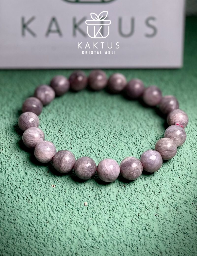 Plum Tourmaline Crystal Bracelet - Image 5