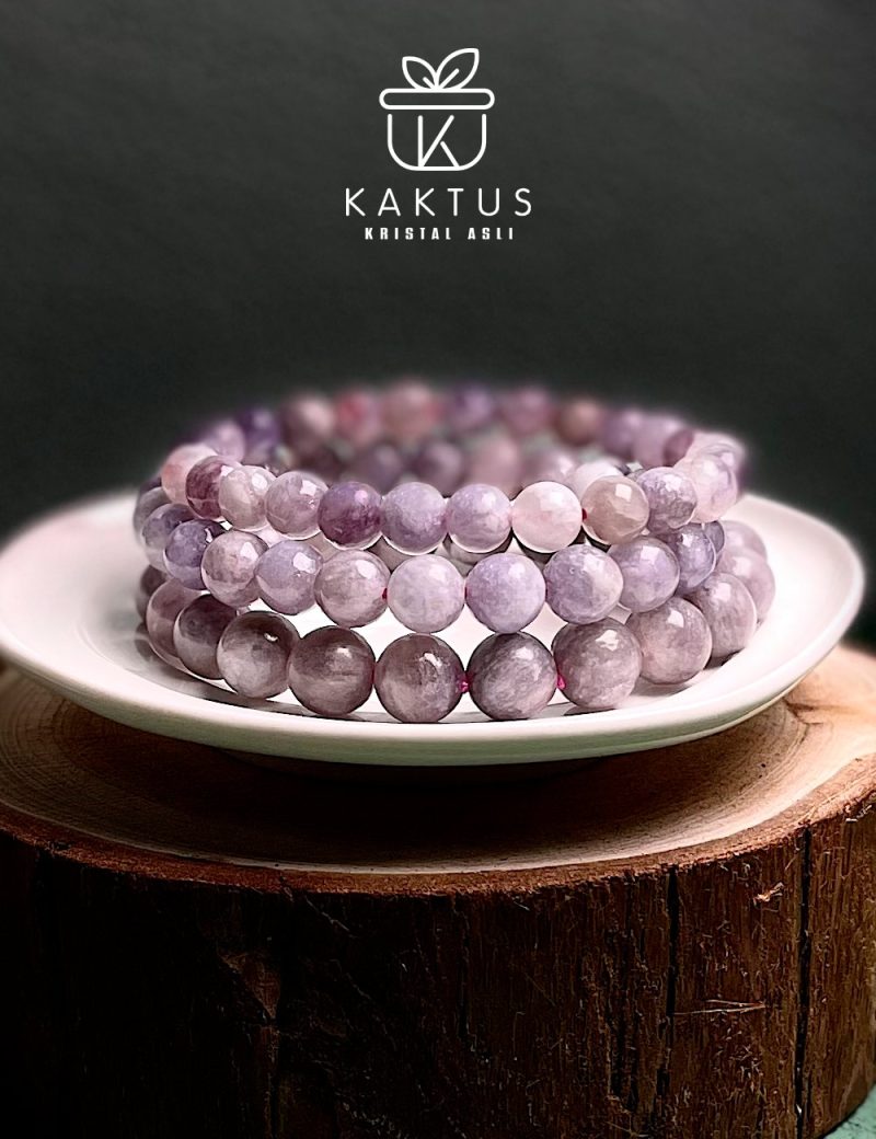Plum Tourmaline Crystal Bracelet - Image 2