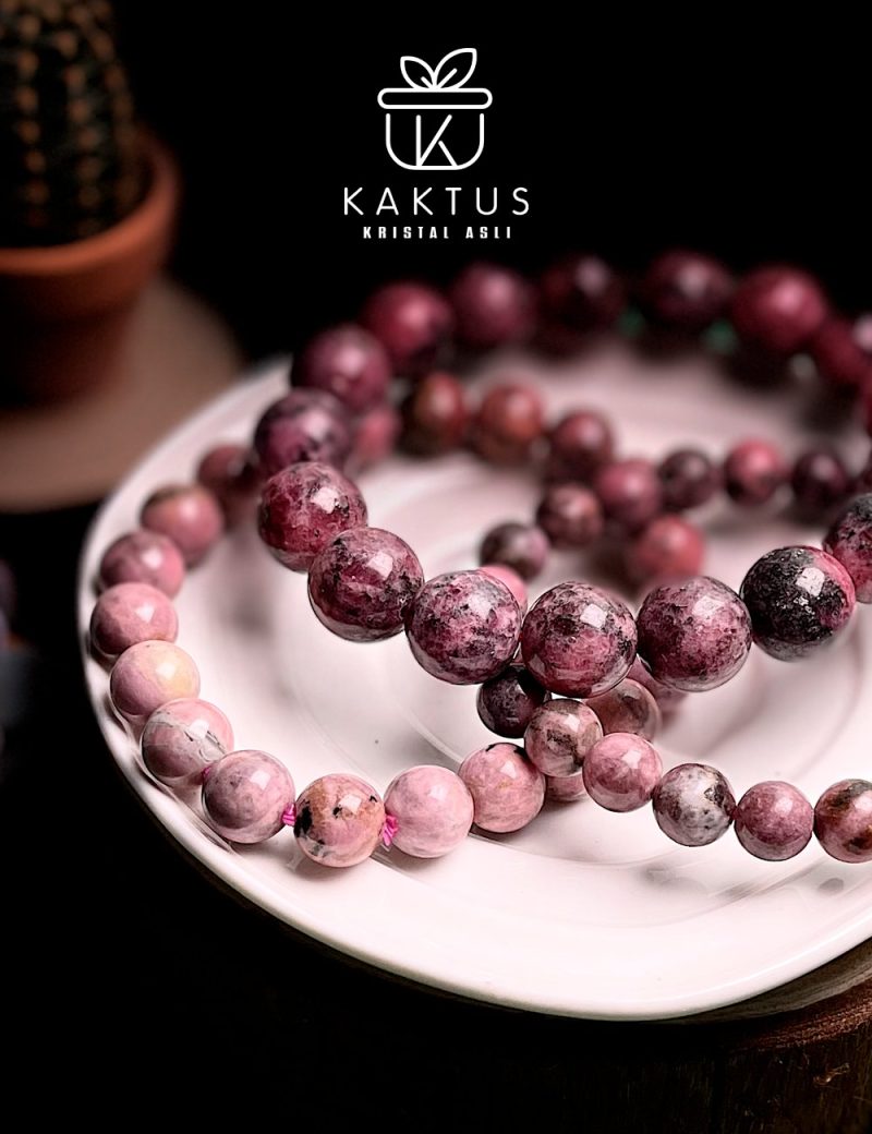 Sakura Rhodonite Crystal Bracelet - Image 4
