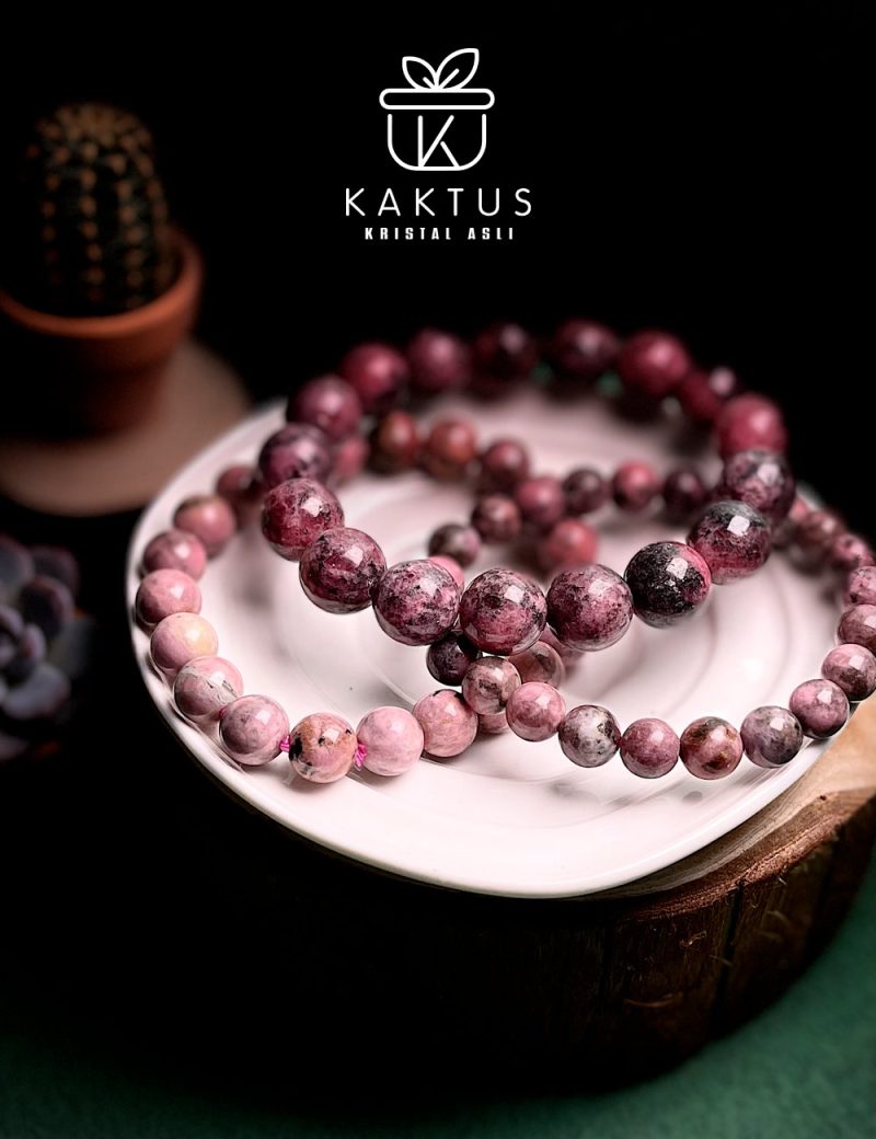 Sakura Rhodonite Crystal Bracelet - Image 5