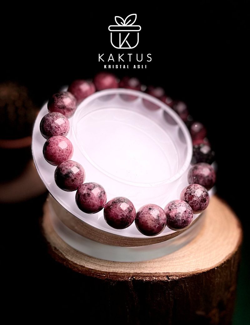 Sakura Rhodonite Crystal Bracelet - Image 3