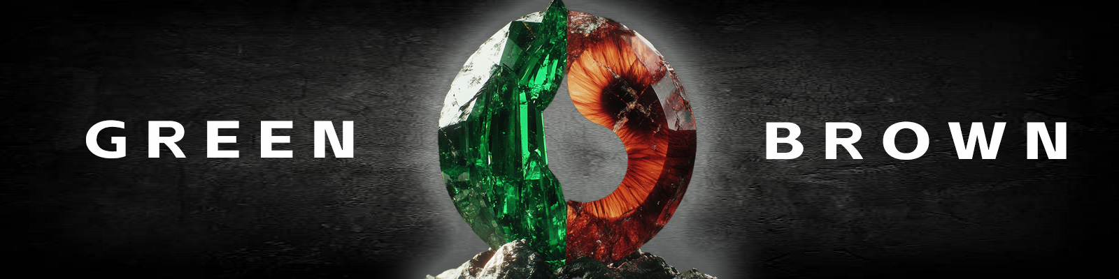 GREEN BROWN CRYSTAL SERIES BY KAKTUS CRYSTAL SHOP MALAYSIA