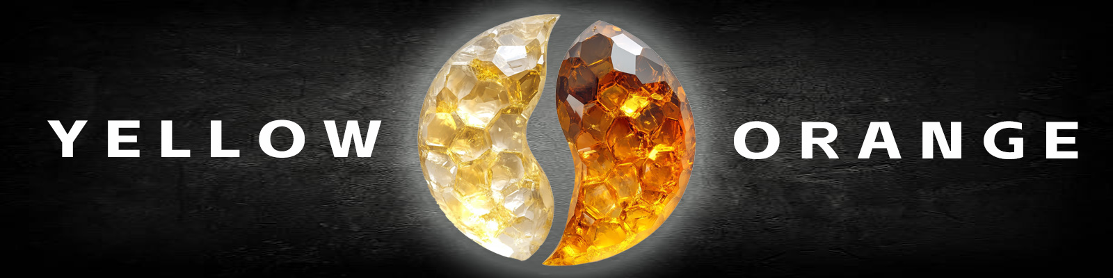 YELLOW ORANGE CRYSTAL SERIES BY KAKTUS CRYSTAL SHOP MALAYSIA