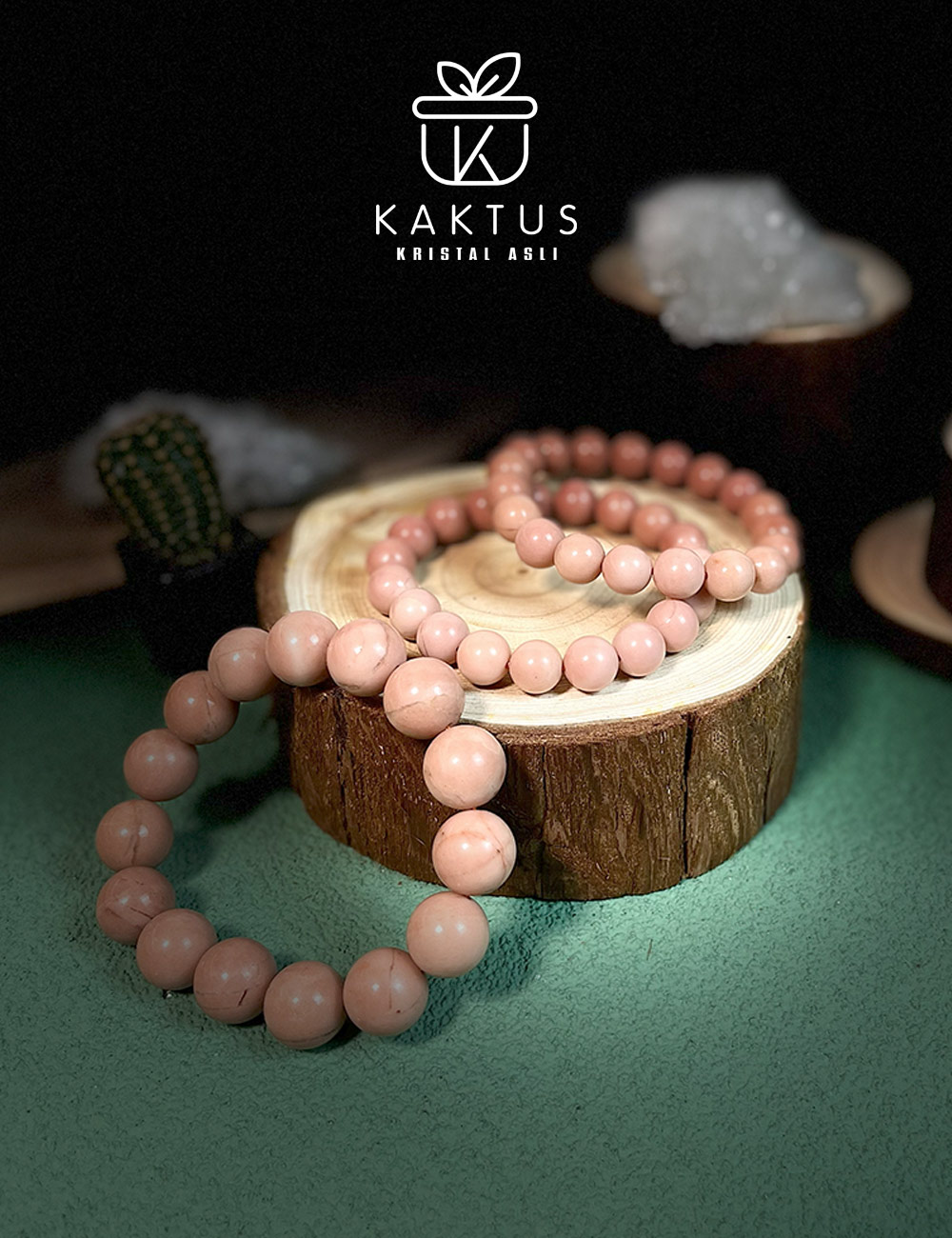 Peach Agate encourages self-acceptance and brings a sense of warmth, comfort, and peace to the soul.