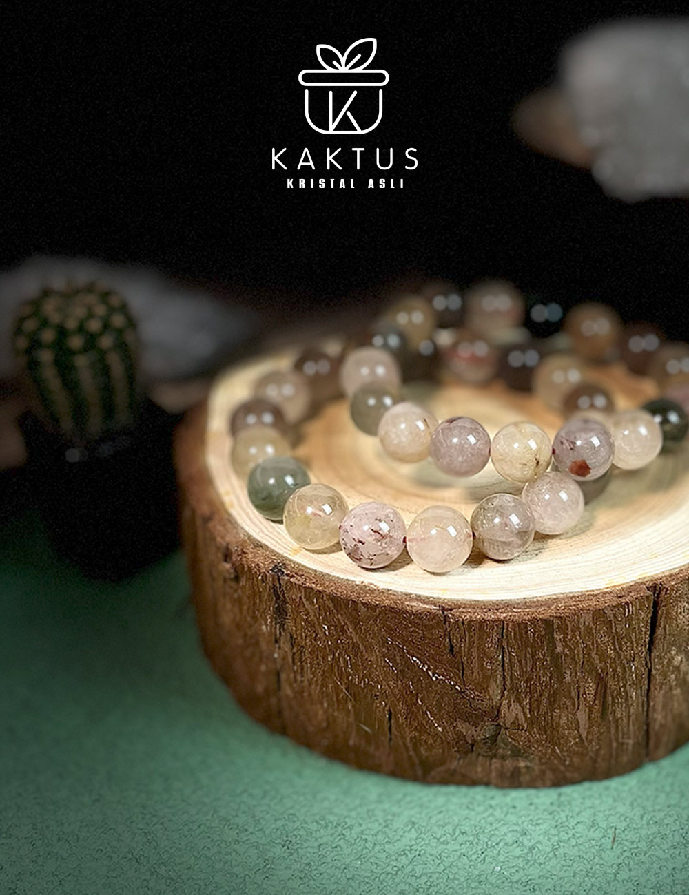 MIX COLOUR RUTILE Bracelet 彩发晶水晶手串