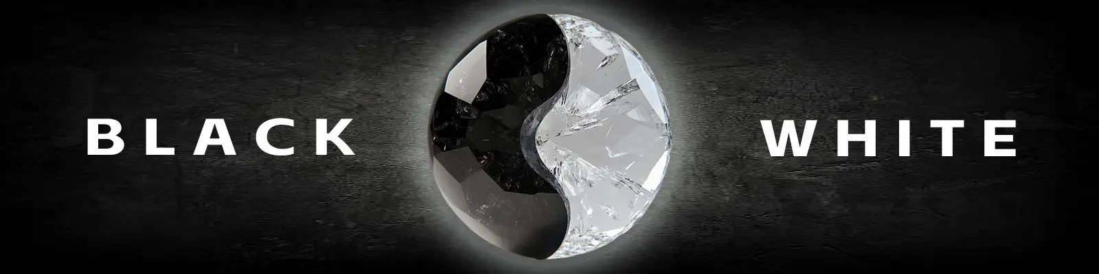 BLACK WHITE CRYSTAL SERIES BY KAKTUS CRYSTAL SHOP MALAYSIA