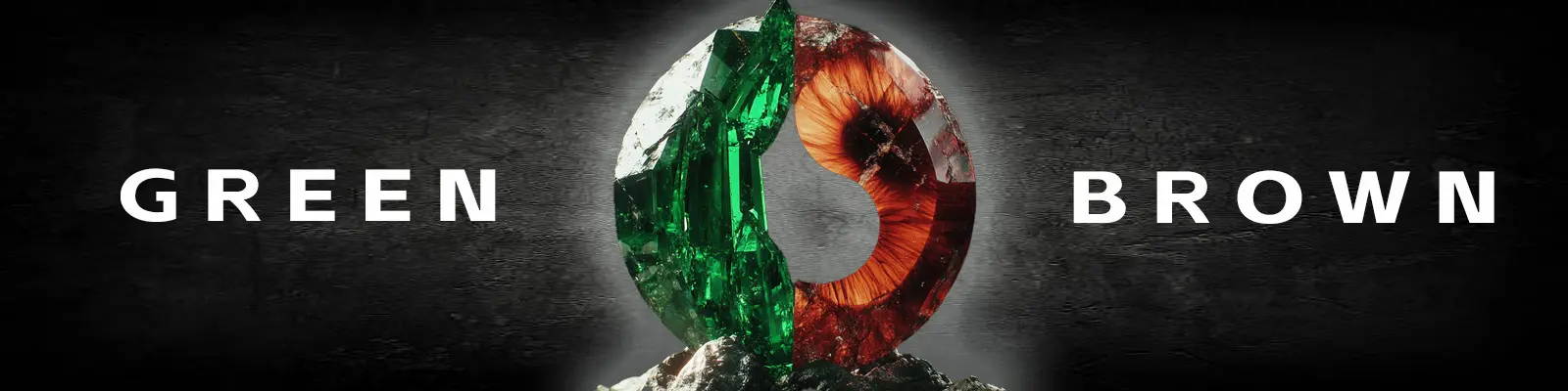 SHOP GREEN BROWN CRYSTAL SERIES BY KAKTUS CRYSTAL SHOP MALAYSIA