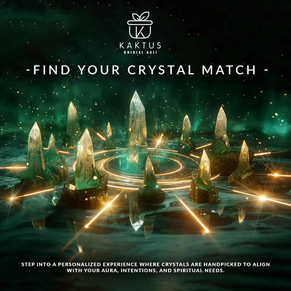 Personalized Crystal Matching Service - Your energy is unique — your crystal should be too. Let us match you with the perfect crystal starting from RM88.