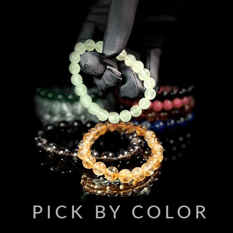 pick favorable crystal by color