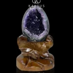 Uruguayan Amethyst Dragon Egg Geode – Natural Violet Crystal for Focus and Renewal