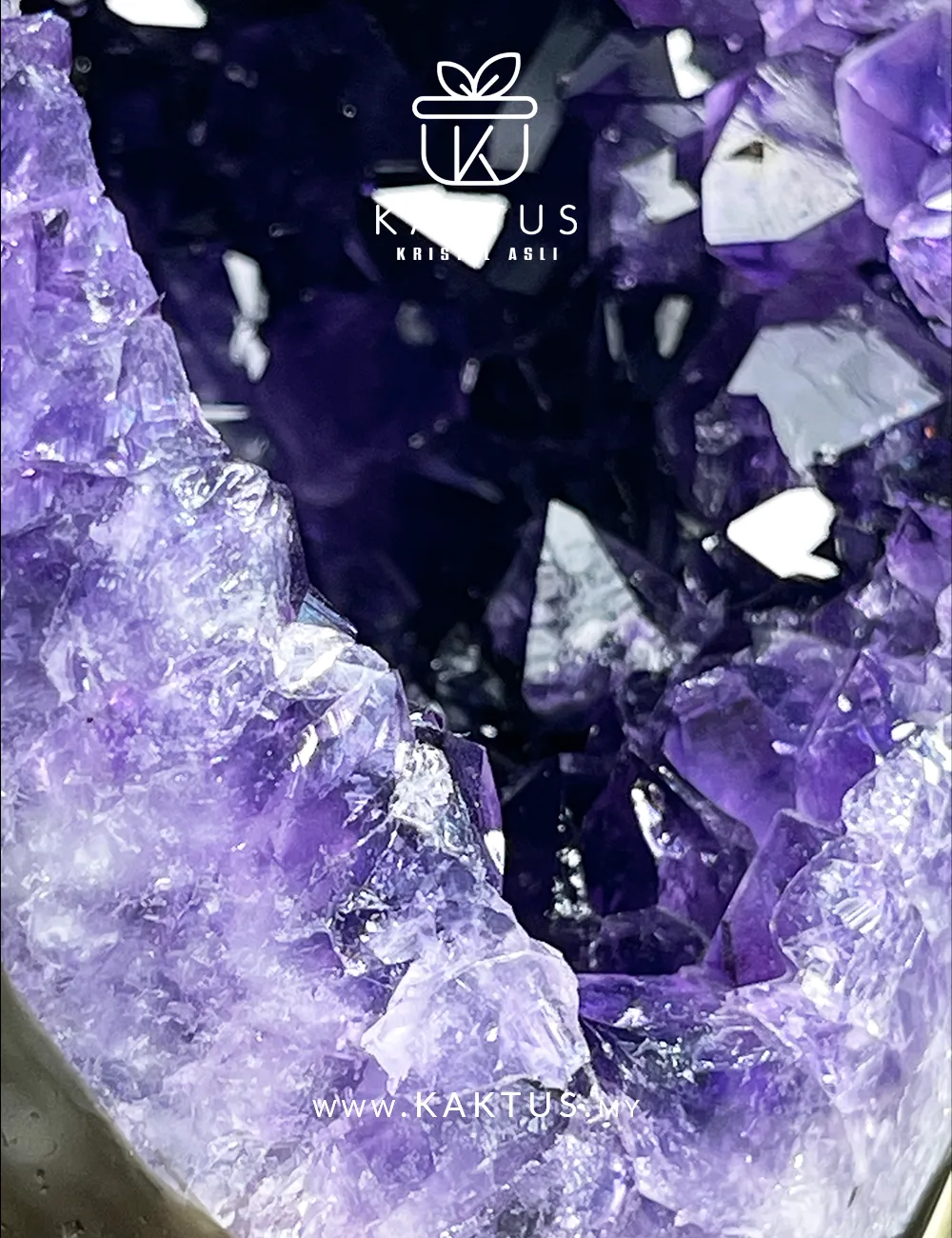 Premium Uruguay Amethyst Dragon Egg with Deep Crystal Texture and Radiant Shine