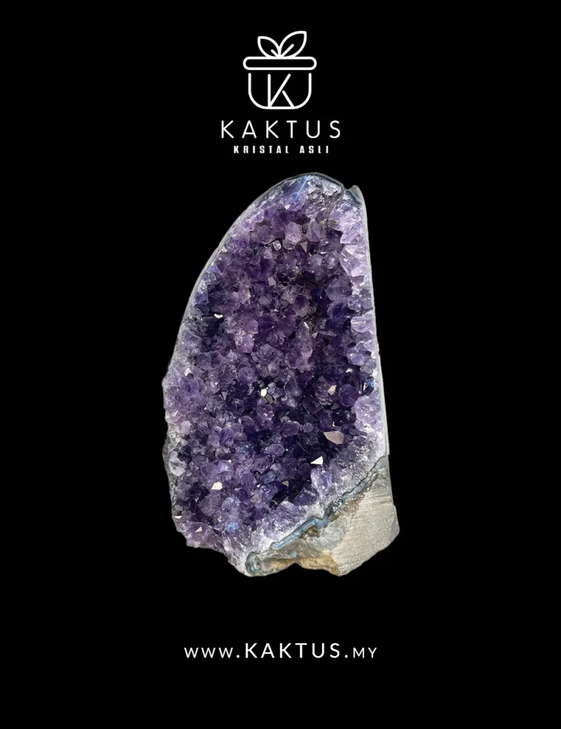 Amethyst with Calcite Crystal Cluster – Natural Healing Stone for Balance and Clarity
