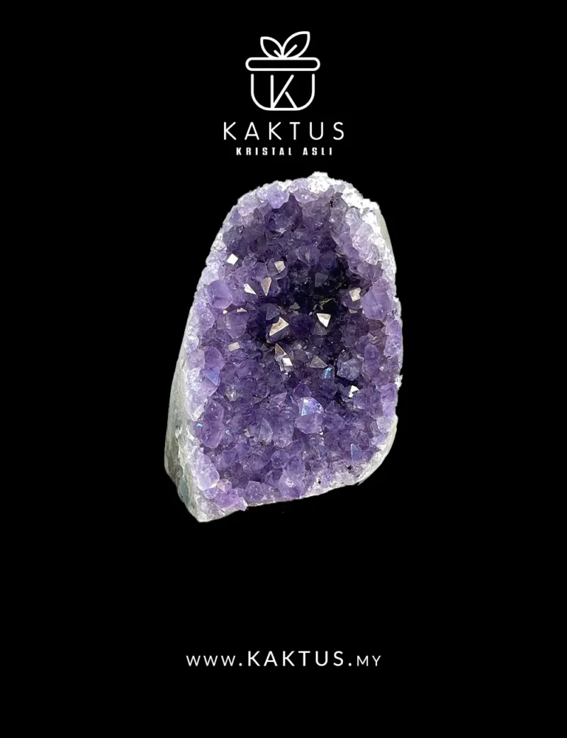 Uruguay amethyst cluster featuring sharp calcite crystal points for enhanced energy flow