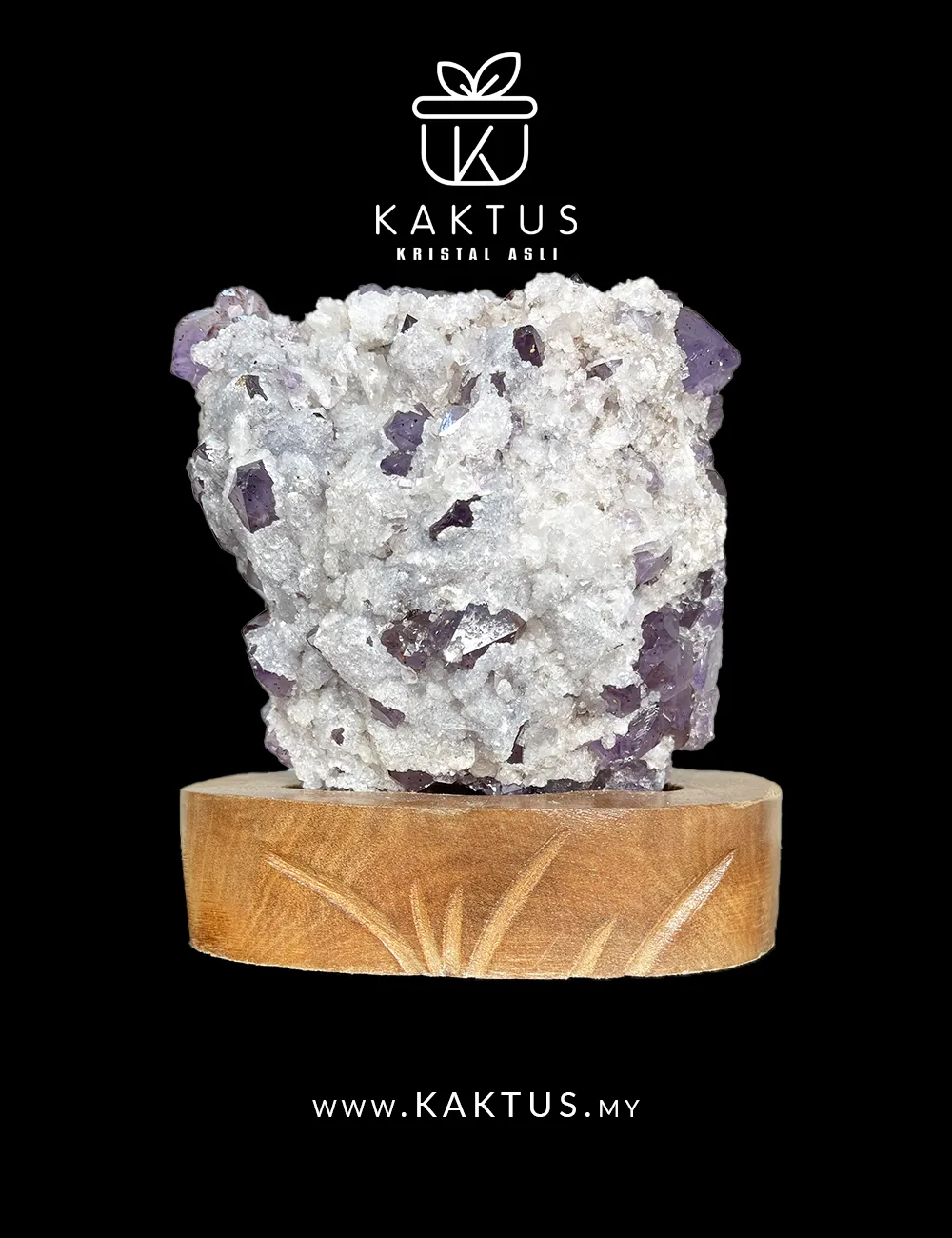 Natural amethyst geode with richly saturated purple crystal bed