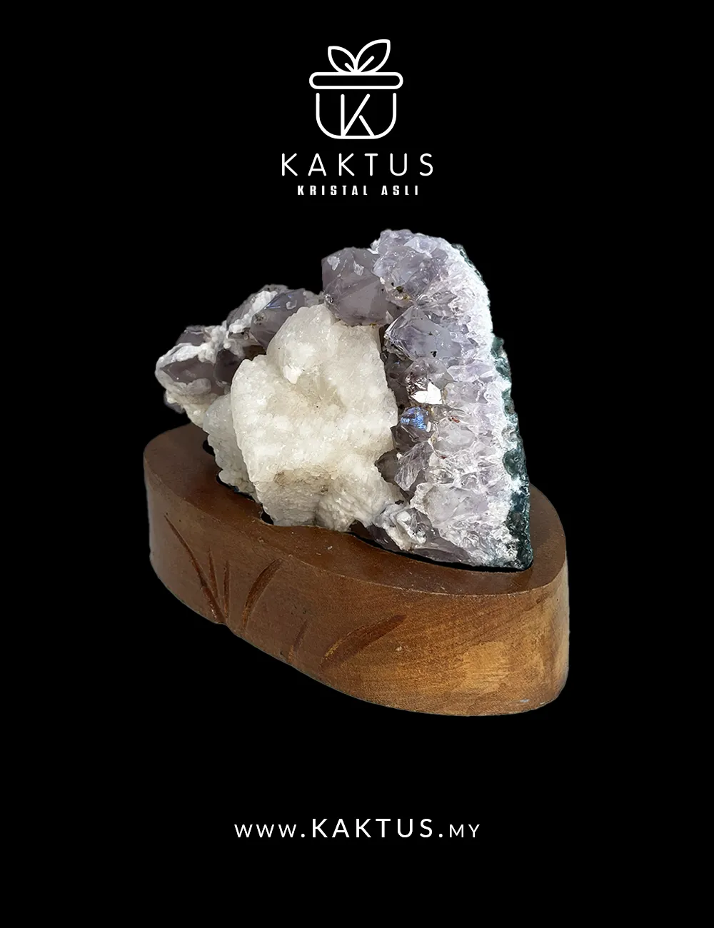 Premium polished amethyst geode with vivid crystal illumination