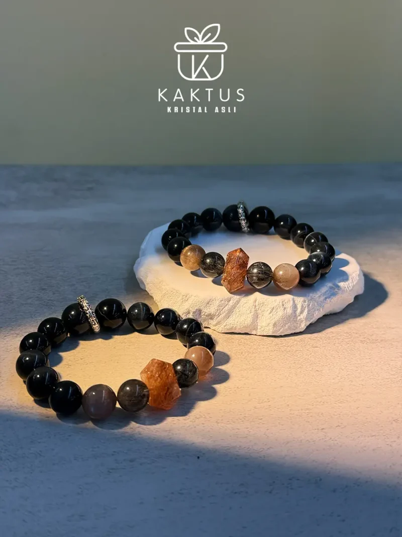 Stoneguard Bracelet for grounding, protection, and confident communication