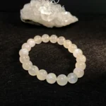 Moonstone crystal bracelet for intuition emotional balance and feminine energy