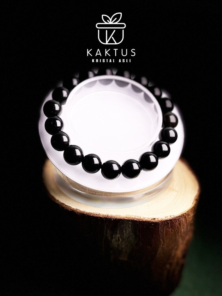 Black Obsidian Crystal Bracelet for Daily Wear